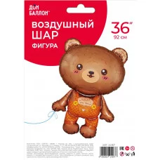 Шар (36\'\'/91 см) Фигура, Любимый мишка, 1 шт. в уп. 24167