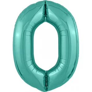 Шар Agura Slim Бискайский зеленый цифра 0 (40\'\'/102 см) 755075