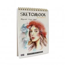 MyArt. СКЕТЧБУК для АКВАРЕЛИ А5 на гребне. РЯБИНОВЫЙ ВЕНОК 467-0-159-20865-5