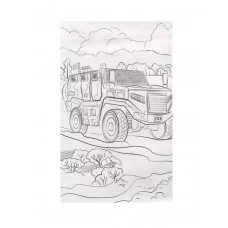 ЛЮБИМАЯ РАСКРАСКА эконом А4. БОЕВАЯ ТЕХНИКА 978-5-378-34384-3