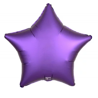 Шар фольгированный 21" звезда, цвет пурпурный, мистик 3857960