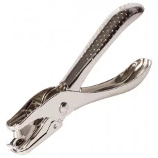 Дырокол на 1 отверстие BRAUBERG "Zange", на 6 листов, металлический, 226867