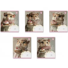 Тетрадь школьная ученическая ErichKrause Cake Master 18 листов, клетка 63262 018010154-63262