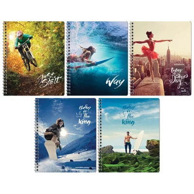 Тетрадь 96л., А5, клетка на гребне ArtSpace "Увлечения. Just start", глянцевый уф-лак 245160