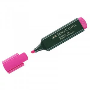 Текстовыделитель Faber-Castell "48" розовый, 1-5мм 286181