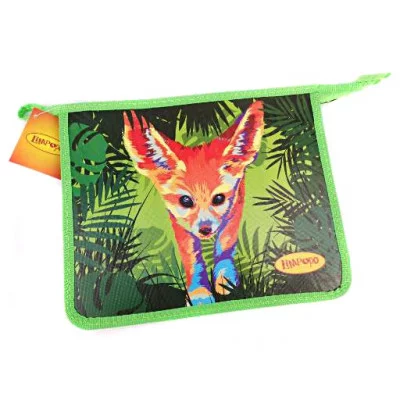 Папка для тетрадей А5, лам.карт, молния сверху, 245*195*50 мм,ТМ "Лимпопо""Рыжий фенек" LPR0174