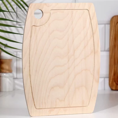 Доска разделочная и сервировочная из фанеры БОЧОНОК 20х26,5х0,6 см 9193729