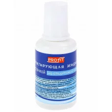 Корректирующая жидкость 20гр,10 мл, с кисточкой на основе растворителя, КЖ-3814