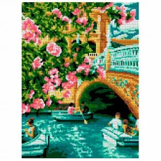 Набор для творчества Алмазная мозаика Мост в Севильи 30*40 см полное заполнение Ам-046 LORI Ам-046