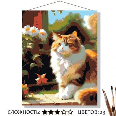 Картина  по номерам на холсте 50x40 Васька Знайленд КН50402132