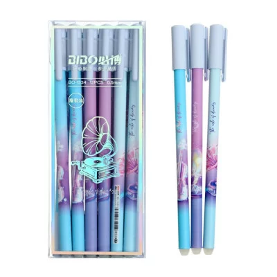 Ручка гелевая СТИРАЕМЫЕ ЧЕРНИЛА, стережень черный , корпус МИКС 7330316