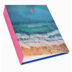 Фотоальбом на 36 фото 10*15 18 л. с фольг.тисн. 11.5 x 17.5см "Морской бриз" ФР-1249