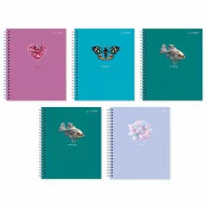 Тетрадь А5 48л на гребне "Красивые акценты" КанцЭксмо ТСБ488819