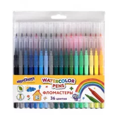 Фломастеры ЮНЛАНДИЯ 36 цветов "КЛАССНЫЕ!", вентилируемый колпачок, 152631