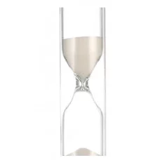 Песочные часы Ламбо, на 10 минут, 9х2.5 см, белые 2996840