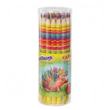 Карандаш с многоцветным грифелем ЮНЛАНДИЯ MAGIC 1 штука, утолщенный, заточенный, 181373