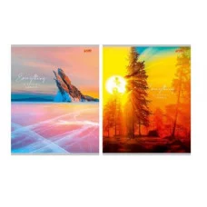 Тетрадь КЛЕТКА 36л. ОЧАРОВАНИЕ ПРИРОДЫ - 2 (36-0397) (обл.- мелов. картон, второй блок) 36-0397