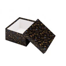 Коробка квадратная подарочная 1 шт Дерзкий мужчина 7 х 7 х 4 см РазборПП-4544