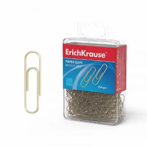 Скрепки металлические омедненные ErichKrause 28мм 19739