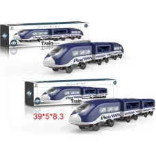 Железнодорожный транспорт Поезд Police 3 вагона в коробке AU9880