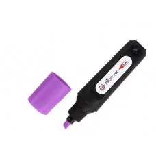 Маркер текстовыделитель корпус плоский 1-5мм фиолетовый ATTOMEX 5045355 297874