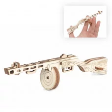 Конструктор деревянный Пистолет-пулемёт 1940, 9 дет. 155