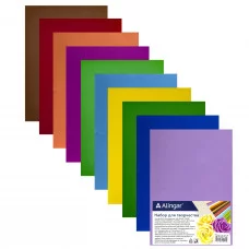 Материал для творчества фоамиран AL6577 Alingar, А4, 1 мм, 1 лист, Коричневый РазборAL6577
