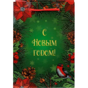 Пакет подарочный с глянц.ламин.14х20х6,5см(MS)Лесное цветение,157г(собс.раз.) ПКП-6637