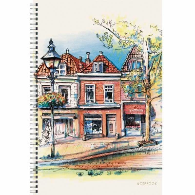 Тетрадь (студ., офис) А4 96л "Cozy streets"  КанцЭксмо