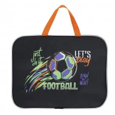 Папка А4 ткань молния сверху/ручки тесьма/бок 7см "Football" ATTOMEX 3076404 709249