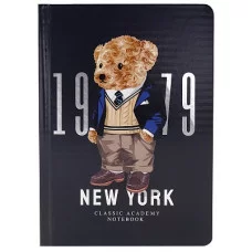 Записная книга А5 Медвежонок 1979 7БЦ, холодная фольга + твин лак, 80л, 100г З80-3400 462-0-129-73400-4