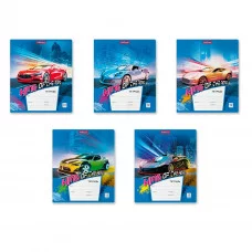 Тетрадь 12л клетка мелов "Автосияние" ПОЛИГРАФИКА 39895 021648