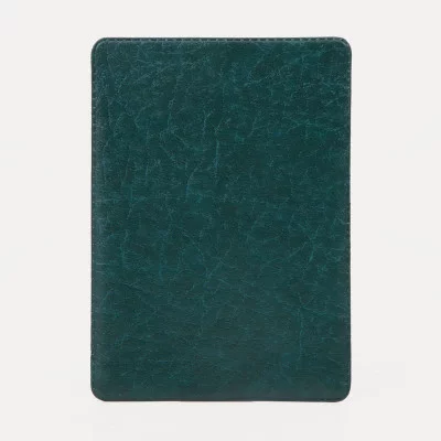 Обложка для проездного, 6,5*0,3*9,5см, иск. кожа, зелёный 9262917