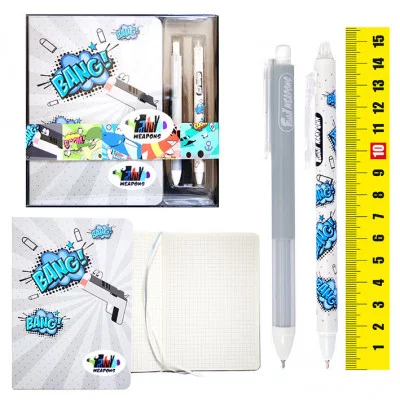 Набор подарочный Для мальчика книжка записная в клетку+две ручки шарик. CF4004-1 Josef Otten 321180