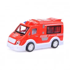 Машина ST66-05 "Пожарная машина" на батарейках, в пакете (10714040/210818/0023918, Китай) ST66-05