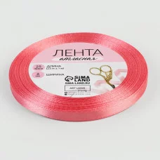 Лента атласная №162 6мм*25±1ярд пурпурно-розовый АУ 1218070
