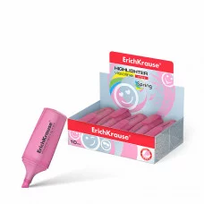 Текстмаркер ErichKrause® Visioline Mini Spring, цвет чернил розовый 48788