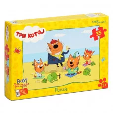 Пазлы 35 "Три кота (new 3)" (АО "СТС") 91458