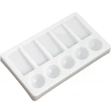 Палитра Луч №2 225х165 мм прямоугольная пластик, ячеек 10 шт 013450