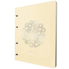 Тетрадь (студ., офис) А5 120л "PEARL. Шампань (NEW)" КанцЭксмо ТКИФ1205428