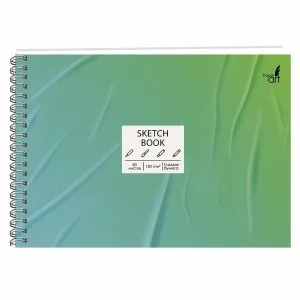 Альбом для рисования А5 50л. Евроспираль по короткой стороне. Твердая обложка Бум. оф. 120г/м2. SKETCHBOOK. Glued Paper ТСМ5504874
