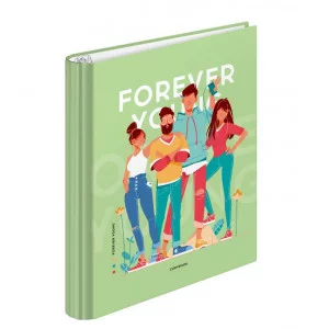 Тетрадь на кольцах А5, 120л., 7БЦ, ArtSpace "Стиль. Forever young", глянцевая ламинация 340054