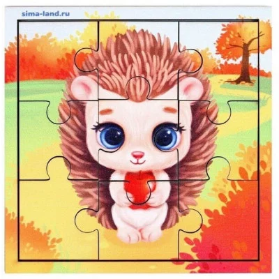 Пазл Ежик 0+