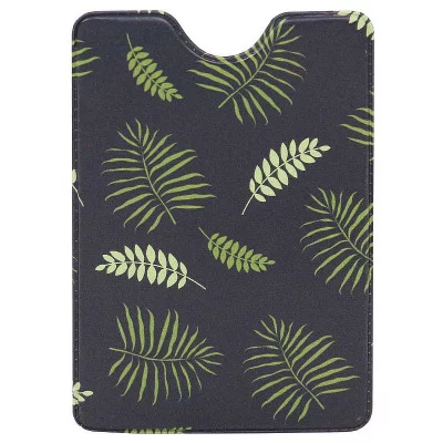 Обложка на пропуск/проездной "Листья папоротника" ПВХ ОП-9574