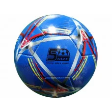 Мяч футбольный, синий, PVC, №5, окружность 68-70см., 280-300гр., (Арт. МБ-2405) МБ-2405