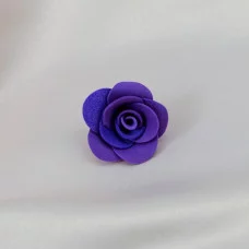 Набор цветов для декора "Роза", из фоамирана, D= 3 см, 10 шт, фиолетовый 2884901