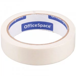 Клейкая лента малярная OfficeSpace, 25мм*25м, ШК Спейс 255782