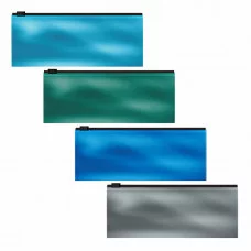 Zip-пакет пластиковый ErichKrause® Glossy Ice Metallic, 190х70мм, непрозрачный, ассорти 54985