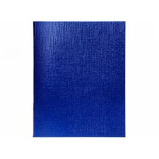 Тетрадь 48л клетка бумвинил "Metallic" синяя HATBER 48Т5бвВ1 223582