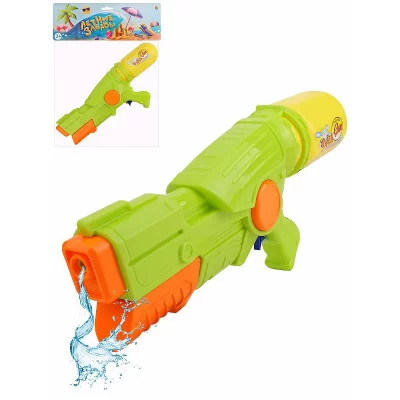 Водный пистолет 385мм (580мл,дальность стрельбы 6-8м,в пакете, цвет микс) ( Арт. ИК-1184) ИК-1184